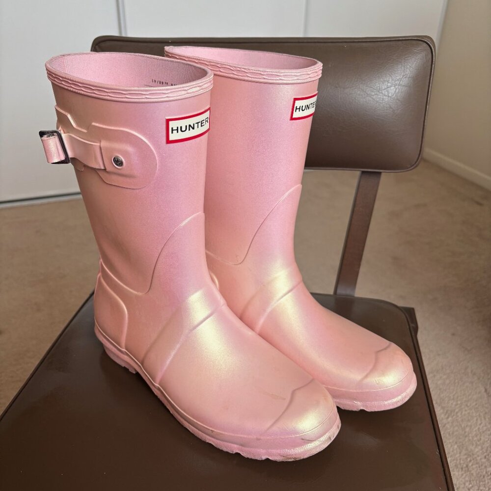 Pink Hunter Rainboots
